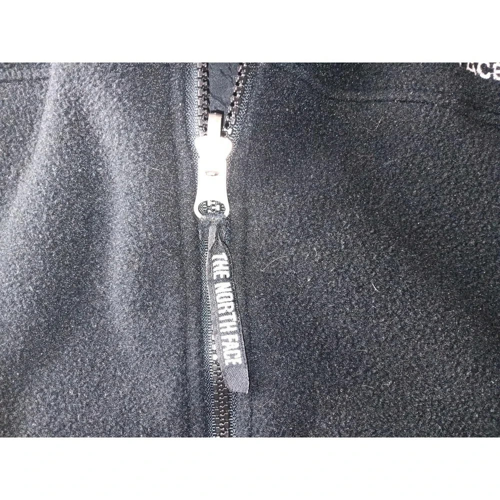 The North Face Men's Black Fleece Vest Zipper Pocket size Large